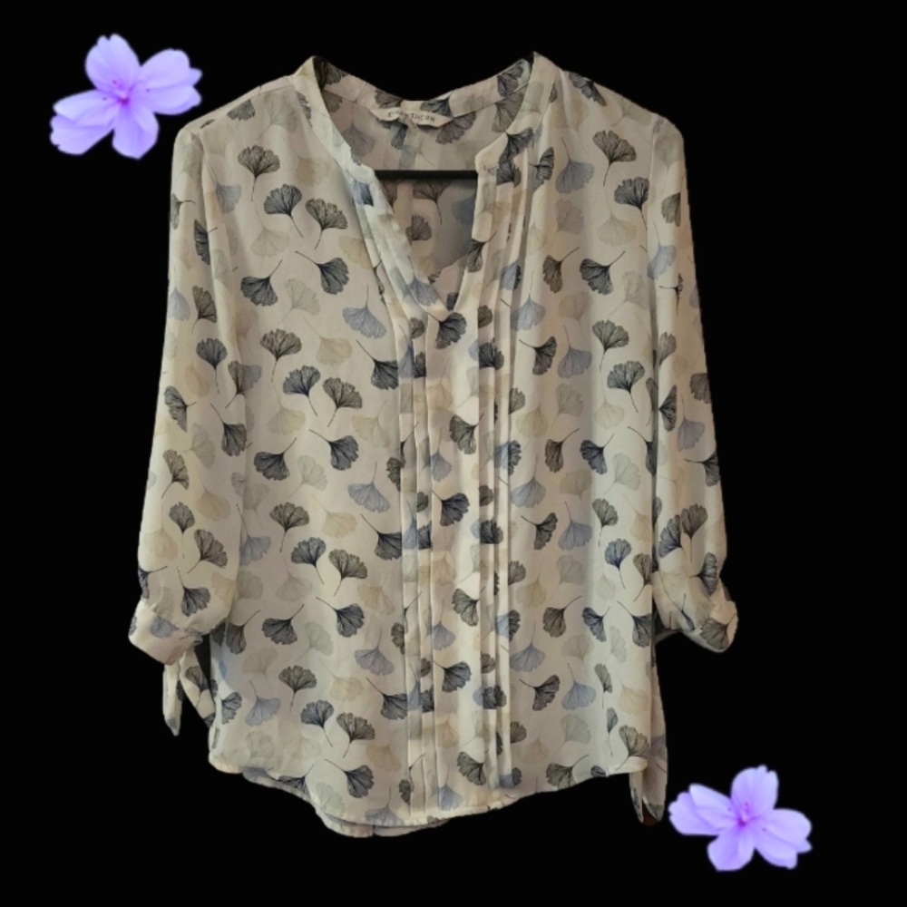 41 HAWTHORN - WOMEN'S BLOUSE - 3/4 SLEEVE - SIZE S (PETITE)